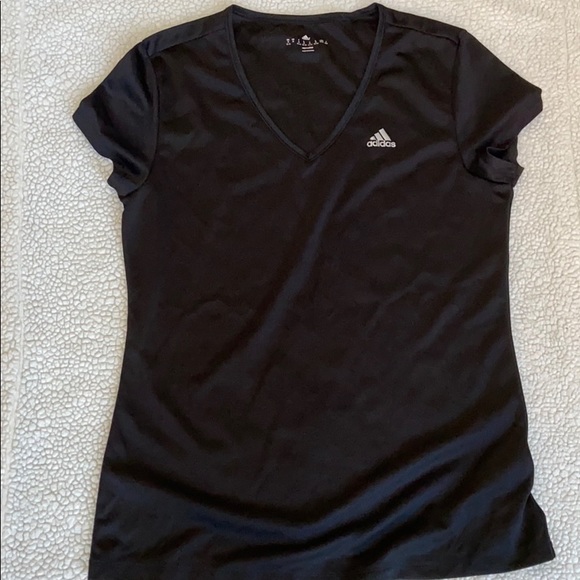 Adidas Climalite V Neck training T-shirt - Picture 6 of 6